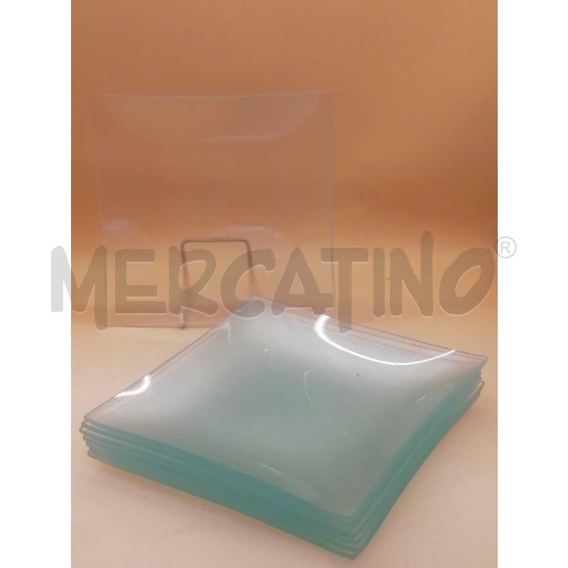 PIATTI PZ. 8 VETRO SATINATO | Mercatino dell'Usato Moncalieri bengasi 1