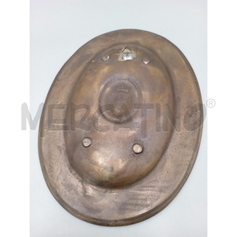 PIATTO BRONZO OVALE BLASONE STEMMA MEDIEVALE  | Mercatino dell'Usato Moncalieri bengasi 5