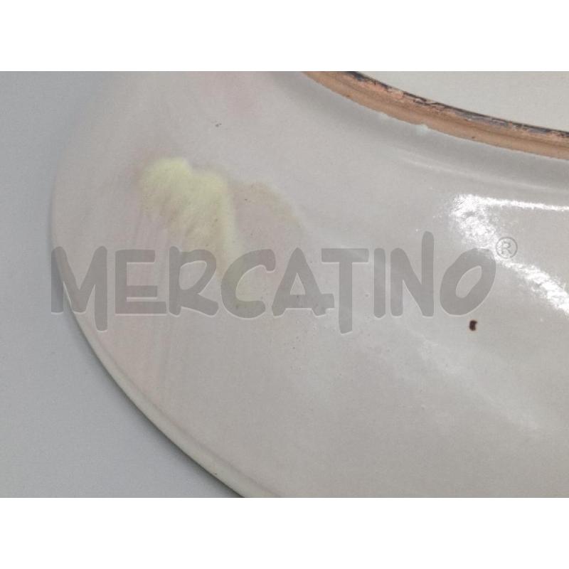 PIATTO CERAMICA CALTAGIRONE BIMBA ALTALENA | Mercatino dell'Usato Moncalieri bengasi 4