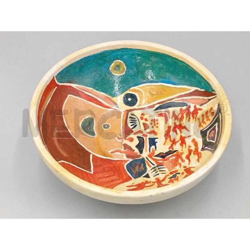 PIATTO CERAMICA DECORO INTERNO C/FIRMA MAZZOLENI  | Mercatino dell'Usato Moncalieri bengasi 1