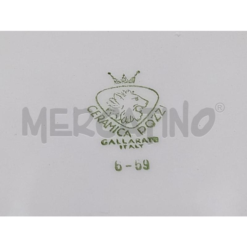 PIATTO CERAMICA DECORO VERDURE POZZI | Mercatino dell'Usato Moncalieri bengasi 5