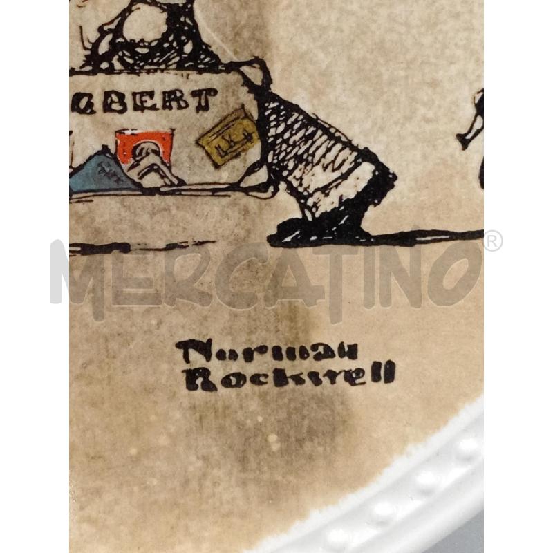 PIATTO CERAMICA NEWELL POTTERY CO. 7744A  | Mercatino dell'Usato Moncalieri bengasi 3