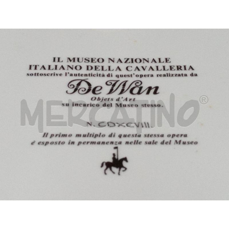 PIATTO DE WAN EQUESTRE BORDO ORO DIAMETRO 29 1 | Mercatino dell'Usato Moncalieri bengasi 5