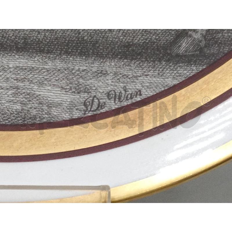 PIATTO DE WAN EQUESTRE BORDO ORO DIAMETRO 29 2 | Mercatino dell'Usato Moncalieri bengasi 3