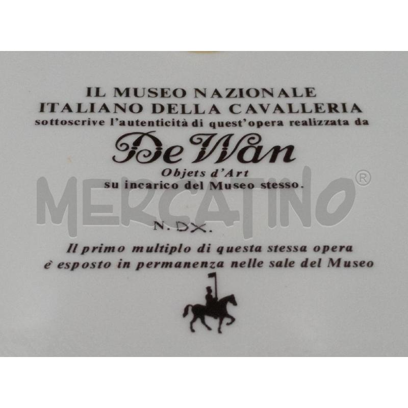 PIATTO DE WAN EQUESTRE BORDO ORO DIAMETRO 29 2 | Mercatino dell'Usato Moncalieri bengasi 5