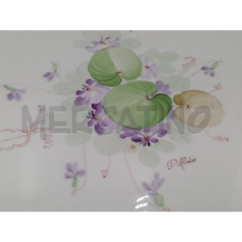 PIATTO PORTA TORTA CERAMICA ATELIER PASQUALETTI  | Mercatino dell'Usato Moncalieri bengasi 2