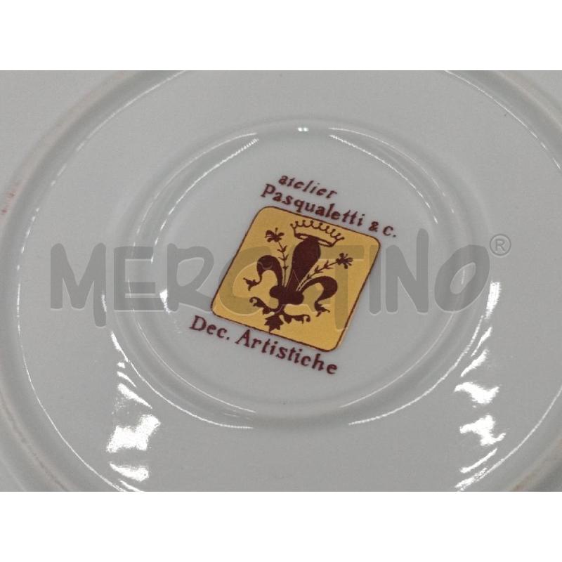 PIATTO PORTA TORTA CERAMICA ATELIER PASQUALETTI  | Mercatino dell'Usato Moncalieri bengasi 4