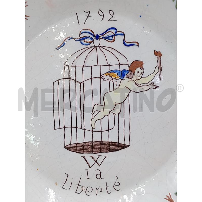 PIATTO RICORDO FRANCESE 1792 | Mercatino dell'Usato Moncalieri bengasi 3