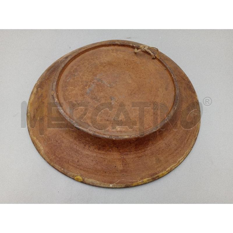PIATTO VECCHIO CERAMICA ITALY DECORO CHIMERA DRAGONICA  | Mercatino dell'Usato Moncalieri bengasi 3