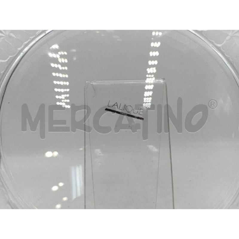 PIATTO VETRO DESIGN LALIQUE FRANCE HONFLEUR C/SBECCATURA  | Mercatino dell'Usato Moncalieri bengasi 3