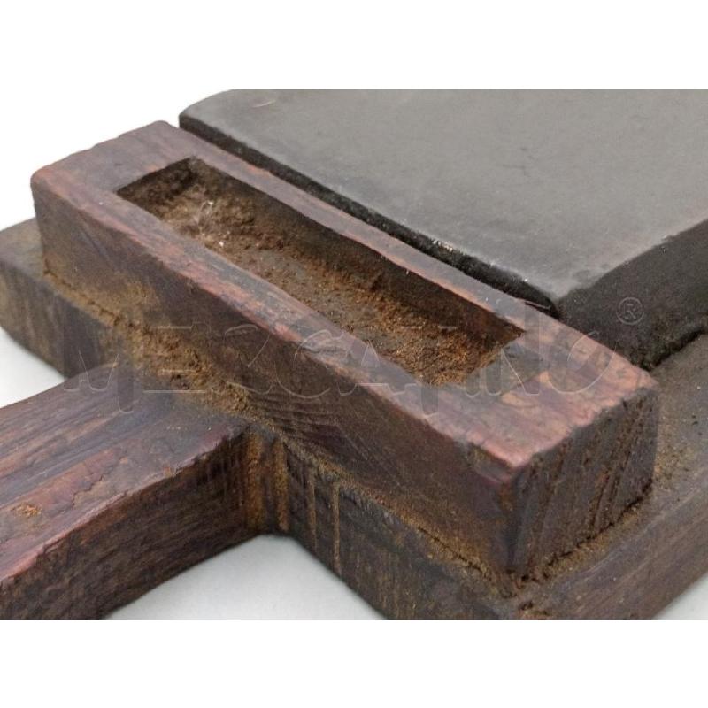 PIETRA DURA PER AFFILARE LAME C/SUPPORTO LEGNO  | Mercatino dell'Usato Moncalieri bengasi 3