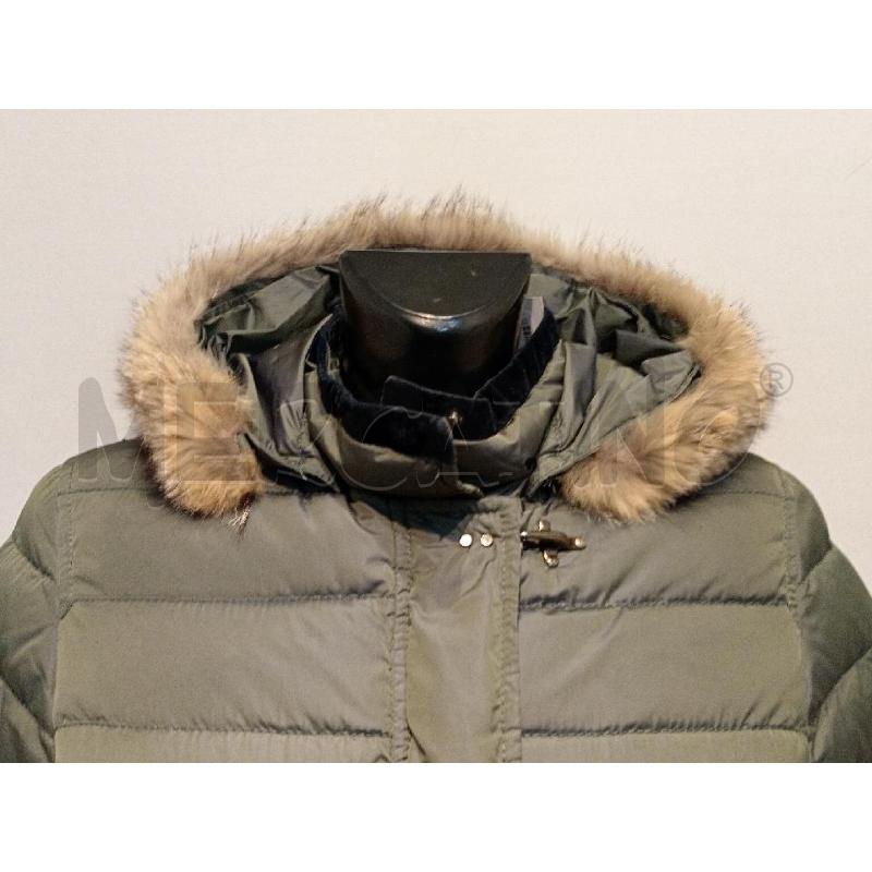 PIUMINO DONNA FAY VERDE CANGIANTE CON CAPUCCIO PELO  | Mercatino dell'Usato Moncalieri bengasi 3