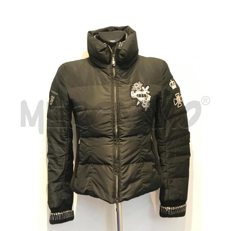 PIUMINO DONNA GEOSPIRIT NERO INSERTI VELLUTO | Mercatino dell'Usato Moncalieri bengasi 1