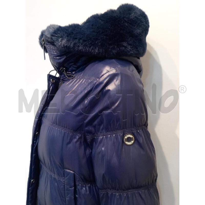 PIUMINO DONNA MARKUP BLU CON CAPUCCIO PELO  | Mercatino dell'Usato Moncalieri bengasi 3