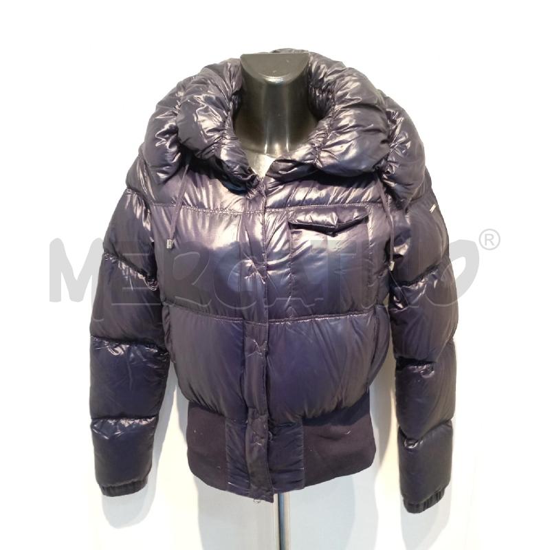 PIUMINO DONNA PATRIZIA PEPE BLU BORDO STOFFA | Mercatino dell'Usato Moncalieri bengasi 1