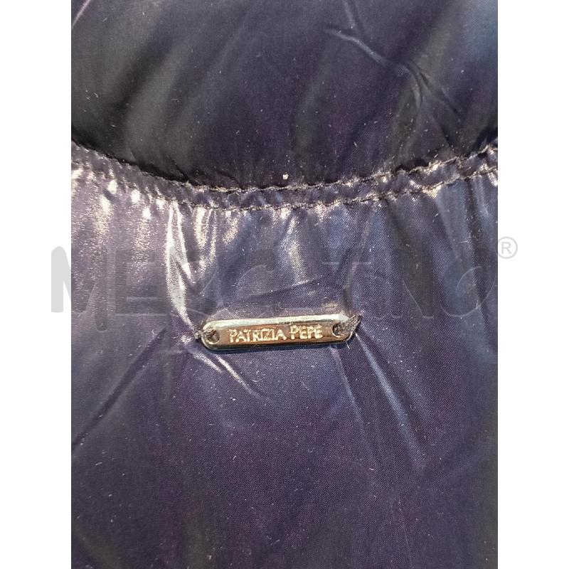 PIUMINO DONNA PATRIZIA PEPE BLU BORDO STOFFA | Mercatino dell'Usato Moncalieri bengasi 4