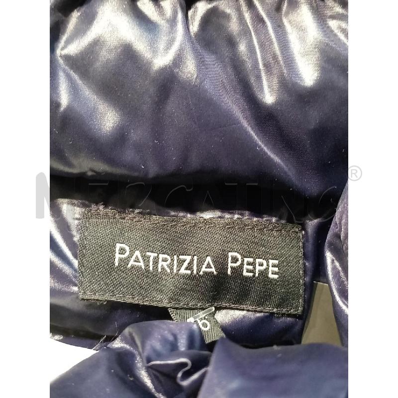 PIUMINO DONNA PATRIZIA PEPE BLU BORDO STOFFA | Mercatino dell'Usato Moncalieri bengasi 5