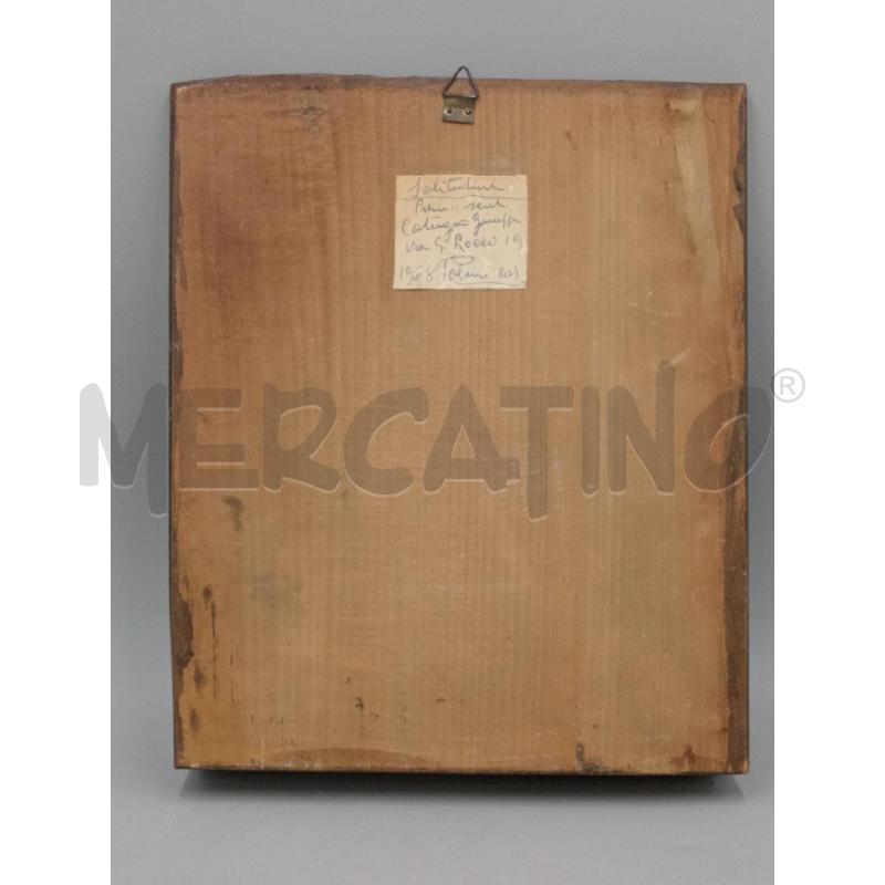 PLACCA LEGNO SOLITUDINE FIRMATA | Mercatino dell'Usato Moncalieri bengasi 4