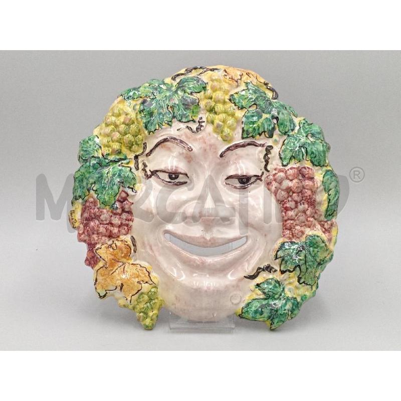 PLACCA MASCHERA TERACOTTA  | Mercatino dell'Usato Moncalieri bengasi 1