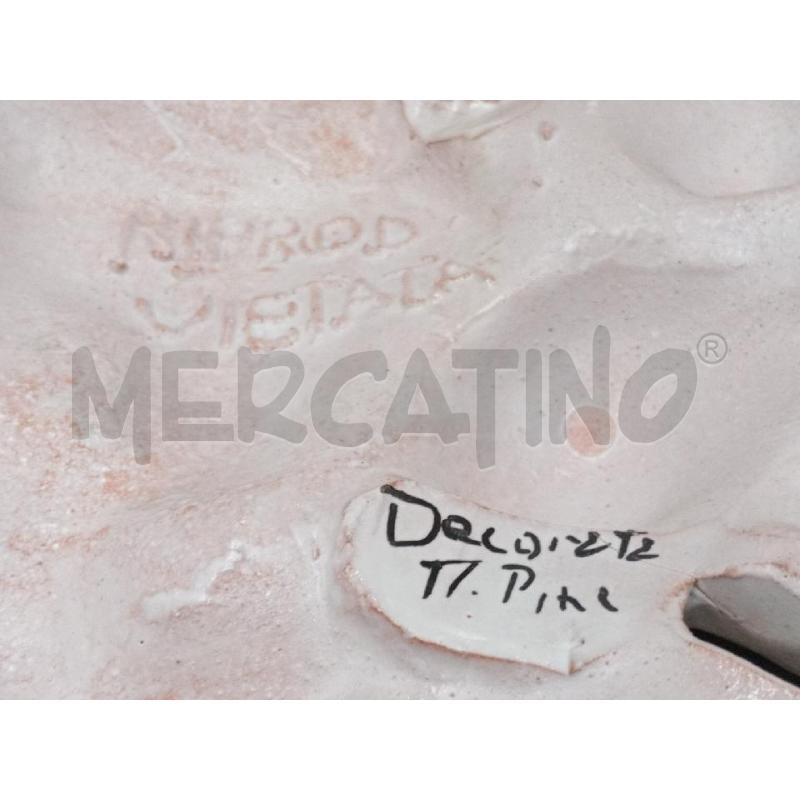 PLACCA MASCHERA TERACOTTA  | Mercatino dell'Usato Moncalieri bengasi 4