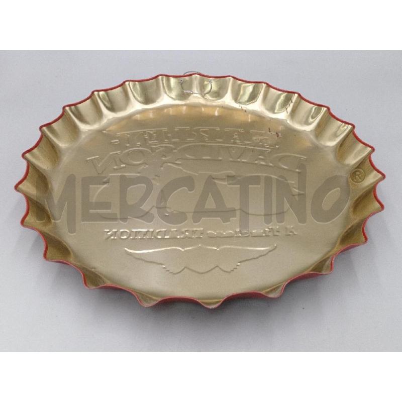 PLACCA METALLO FORMA TAPPO BOTTIGLIA STAMPA HARLEY DAVIDSON  | Mercatino dell'Usato Moncalieri bengasi 4