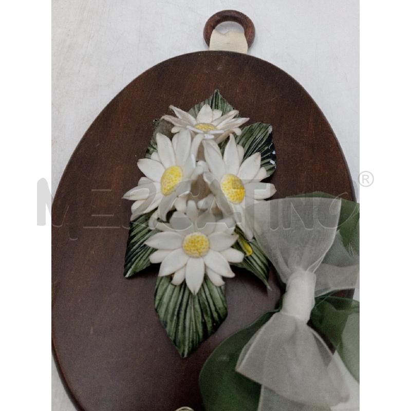 PLACCE 4 PZ FIORI CERAMICA E LEGNO | Mercatino dell'Usato Moncalieri bengasi 2