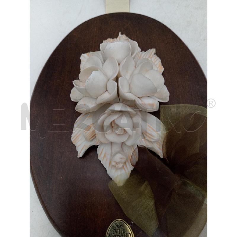 PLACCE 4 PZ FIORI CERAMICA E LEGNO | Mercatino dell'Usato Moncalieri bengasi 3