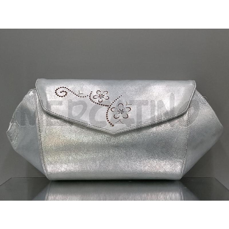 POCHETTE ARGENTATA MELLUSO | Mercatino dell'Usato Moncalieri bengasi 1