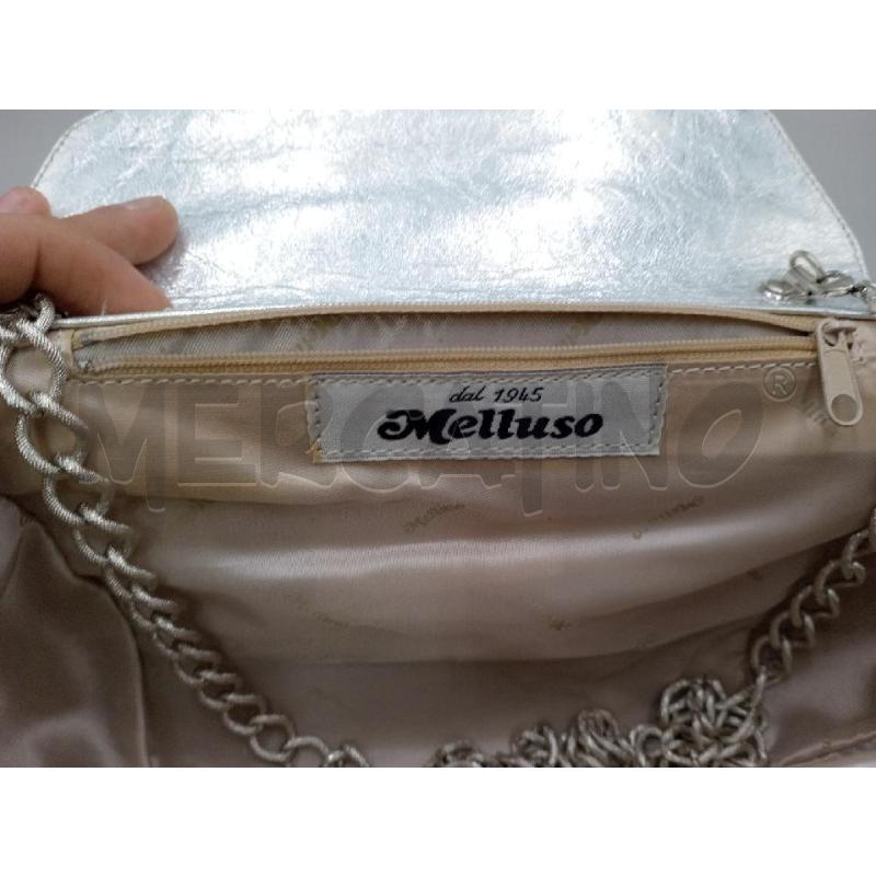 POCHETTE ARGENTATA MELLUSO | Mercatino dell'Usato Moncalieri bengasi 4