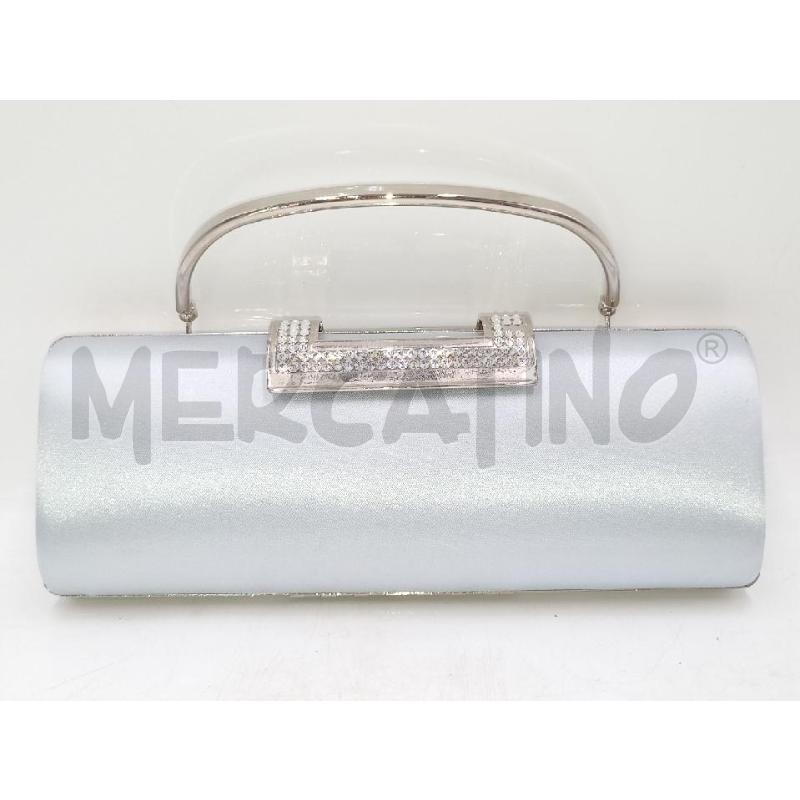 POCHETTE DE WAN GRIGIA CHIUSURA BRILLANTINI | Mercatino dell'Usato Moncalieri bengasi 1