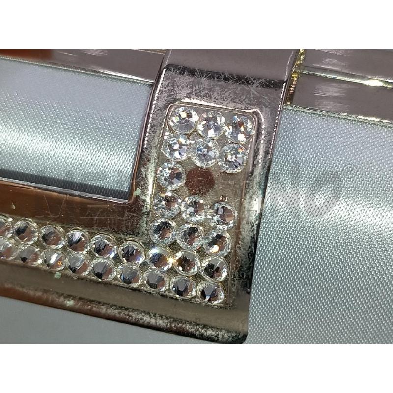 POCHETTE DE WAN GRIGIA CHIUSURA BRILLANTINI | Mercatino dell'Usato Moncalieri bengasi 3