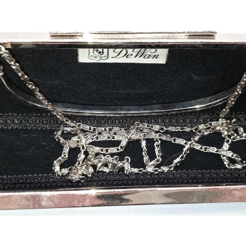 POCHETTE DE WAN GRIGIA CHIUSURA BRILLANTINI | Mercatino dell'Usato Moncalieri bengasi 4