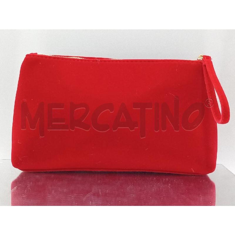 POCHETTE DOLCE & GABBANA ROSSA VELLUTO | Mercatino dell'Usato Moncalieri bengasi 2