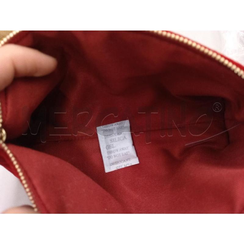 POCHETTE DOLCE & GABBANA ROSSA VELLUTO | Mercatino dell'Usato Moncalieri bengasi 5
