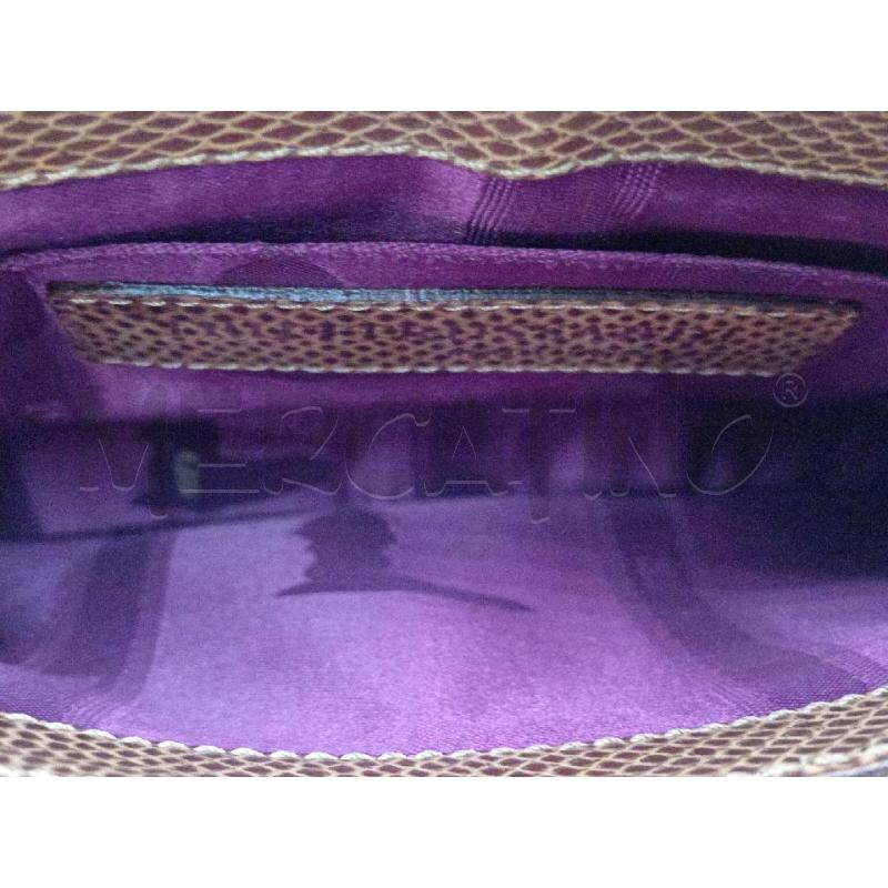 POCHETTE DONNA TRUSSARDI PELLE MARRONE | Mercatino dell'Usato Moncalieri bengasi 5