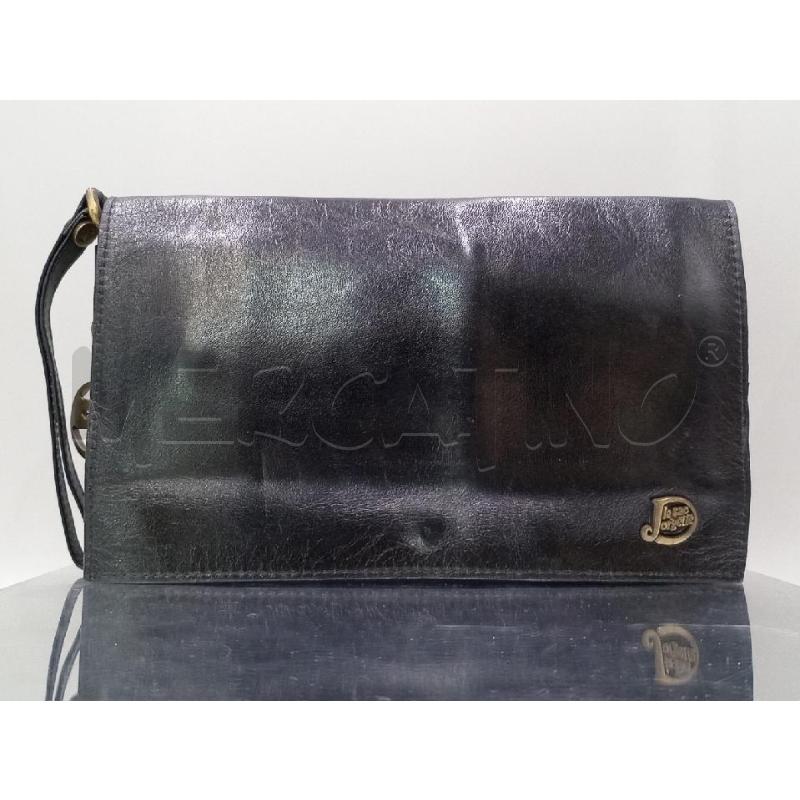 POCHETTE LE SAC JORGETTE PELLE NERA VINTAGE  | Mercatino dell'Usato Moncalieri bengasi 1