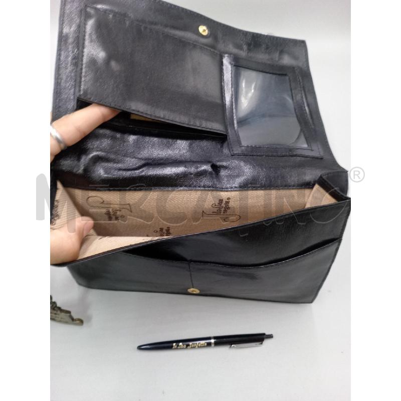 POCHETTE LE SAC JORGETTE PELLE NERA VINTAGE  | Mercatino dell'Usato Moncalieri bengasi 5