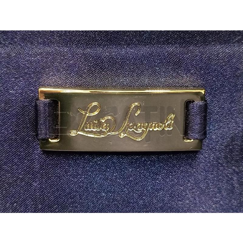 POCHETTE LUISA SPAGNOLI BLU CON CHIUSURA BRILLANTINI | Mercatino dell'Usato Moncalieri bengasi 4