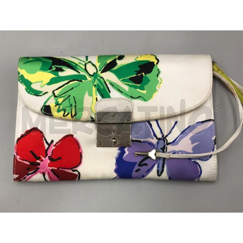 POCHETTE MARC JACOB BIANCA STAMPA FARFALLE | Mercatino dell'Usato Moncalieri bengasi 5