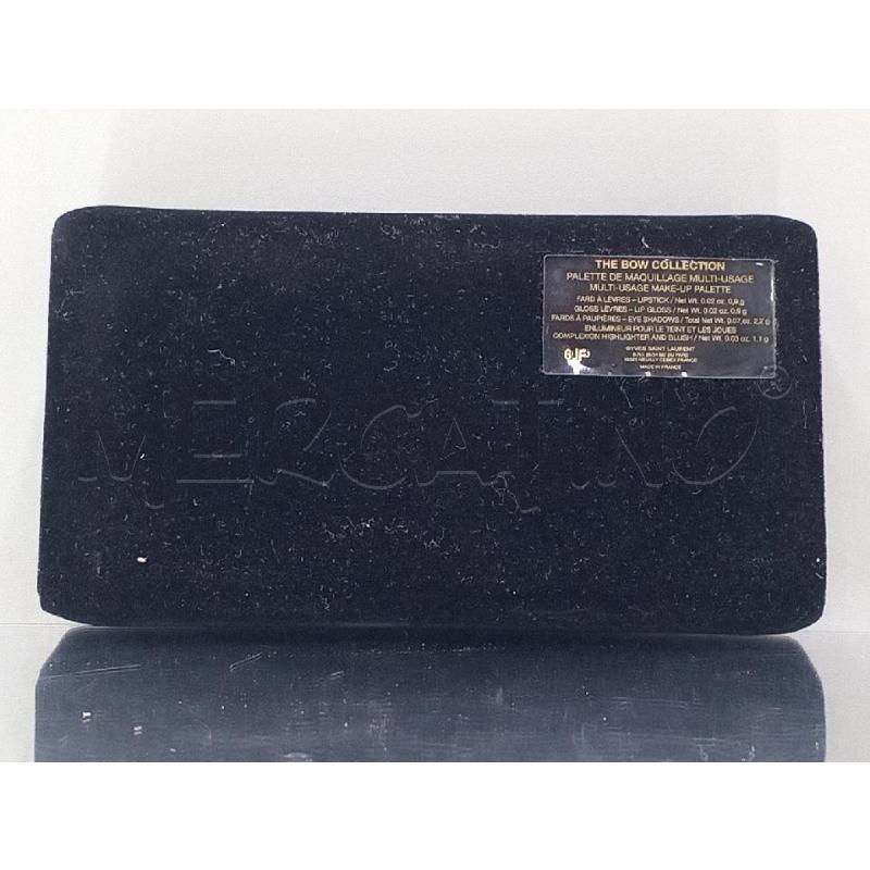 POCHETTE YVES SAINT LAURENT NERA VELLUTO CON OMBRETTI | Mercatino dell'Usato Moncalieri bengasi 3
