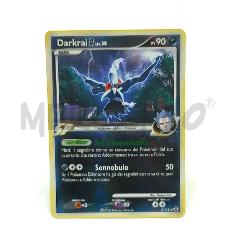 POKEMON DARKRAI LIV 58 3/111 ITA HOLO | Mercatino dell'Usato Moncalieri bengasi 1