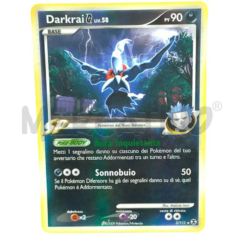 POKEMON DARKRAI LIV 58 3/111 ITA HOLO | Mercatino dell'Usato Moncalieri bengasi 4