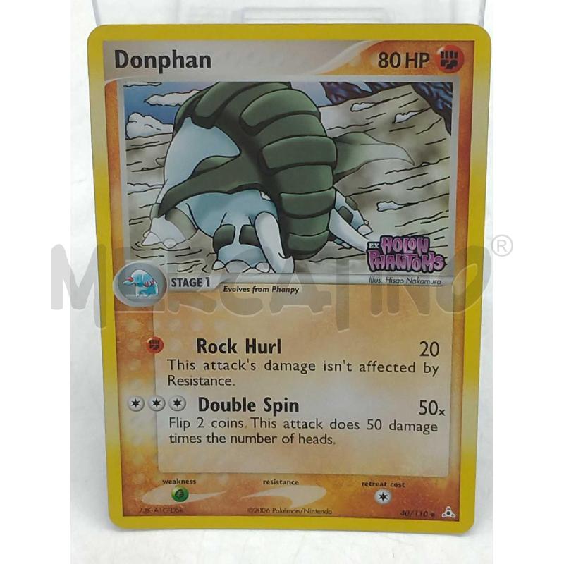 POKEMON DONPHAN HOLO EX HOLON PHANTOMS 40/110 | Mercatino dell'Usato Moncalieri bengasi 1
