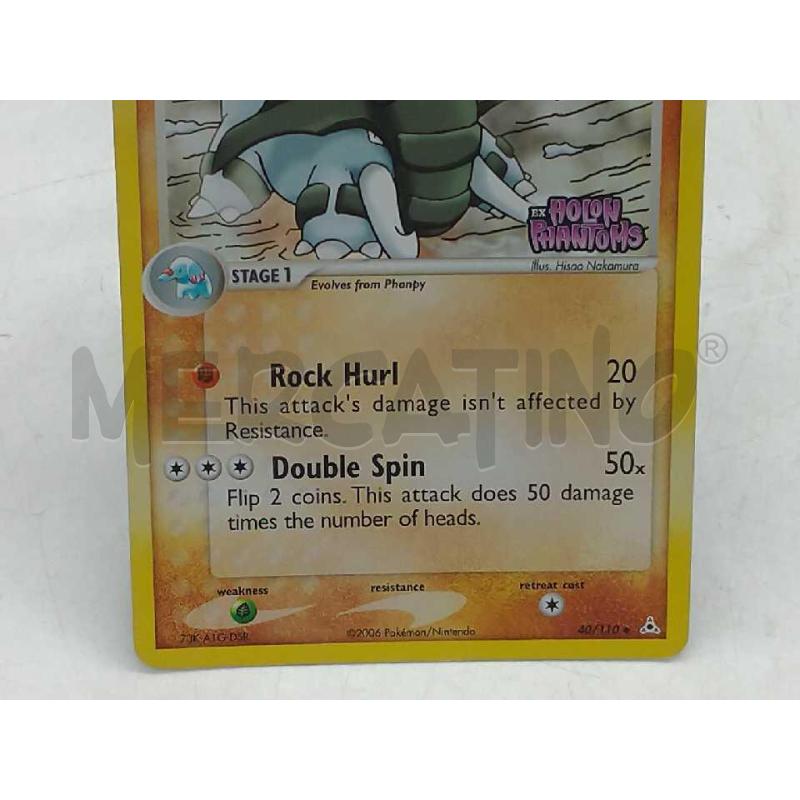 POKEMON DONPHAN HOLO EX HOLON PHANTOMS 40/110 | Mercatino dell'Usato Moncalieri bengasi 4