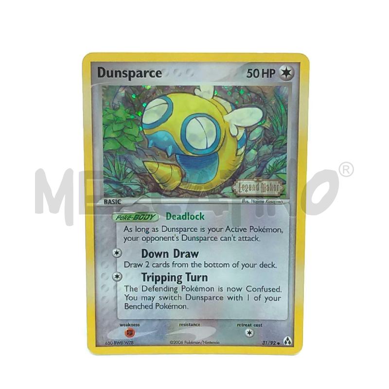 POKEMON DUNSPARCE HOLO EX LEGEND MAKER 31/92 | Mercatino dell'Usato Moncalieri bengasi 1