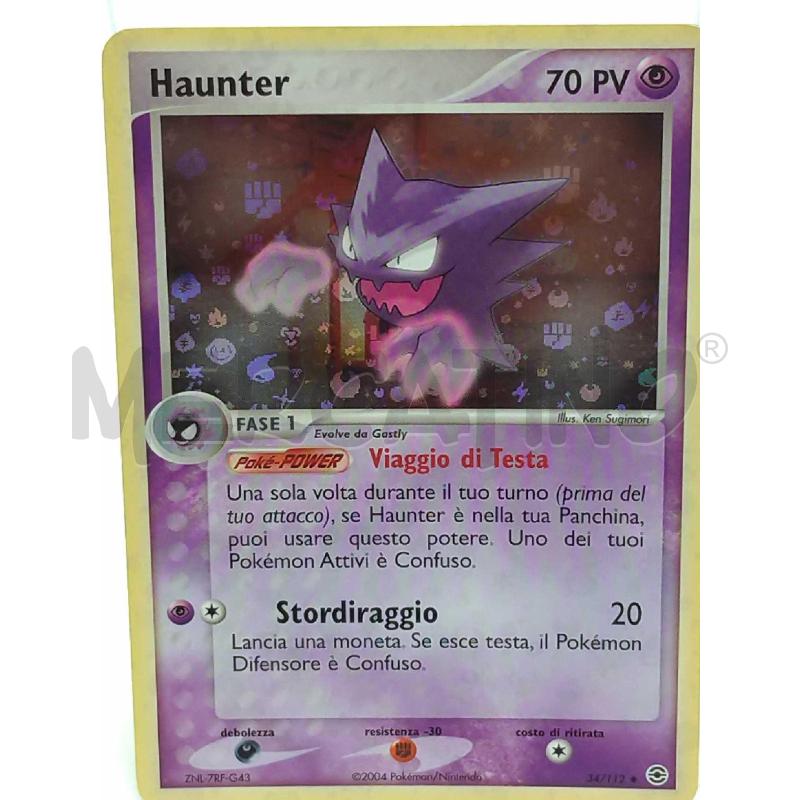 POKEMON HAUNTER HOLO 34/112 ITA | Mercatino dell'Usato Moncalieri bengasi 2