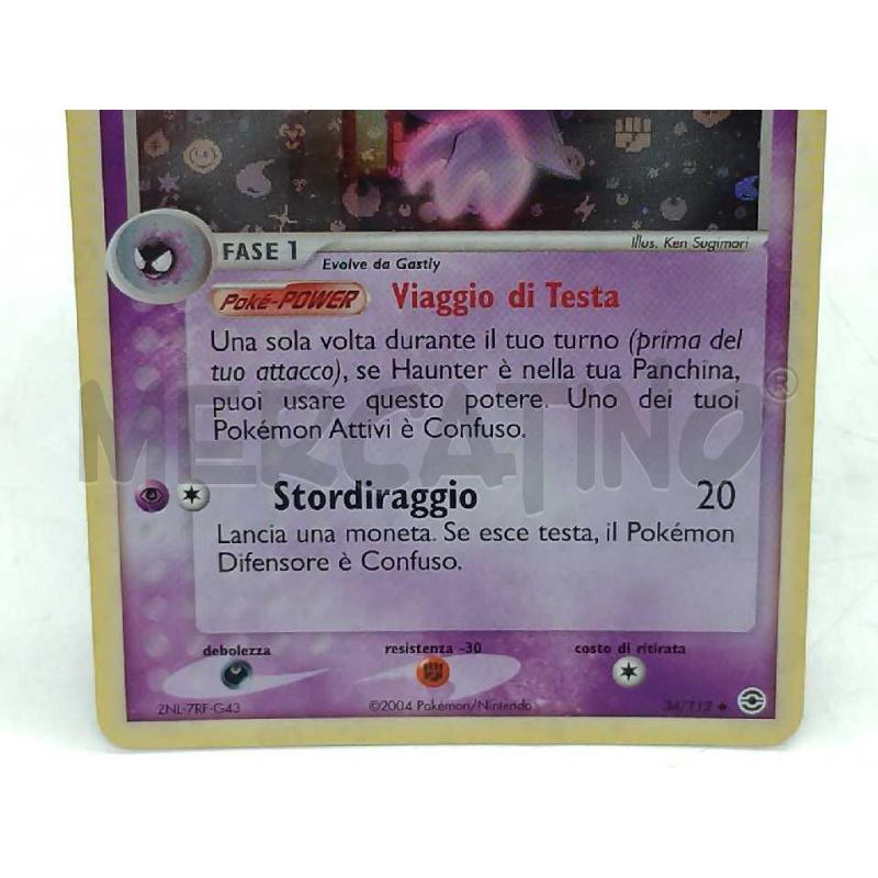 POKEMON HAUNTER HOLO 34/112 ITA | Mercatino dell'Usato Moncalieri bengasi 4
