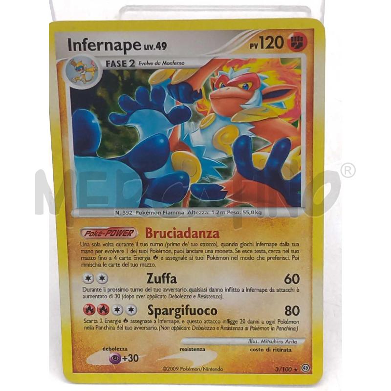 POKEMON INFERNAPE LIV49 HOLO 3/100 | Mercatino dell'Usato Moncalieri bengasi 2