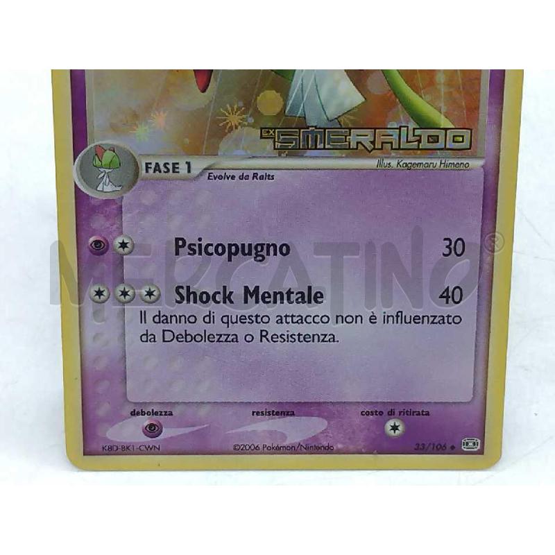 POKEMON KIRLIA EX SMERALDO HOLO 33/106 | Mercatino dell'Usato Moncalieri bengasi 4