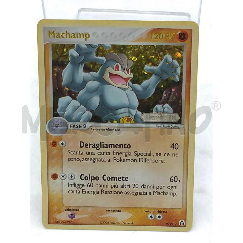 POKEMON MACHAMP LA LEGGENDA DI MEW HOLO 9/92 | Mercatino dell'Usato Moncalieri bengasi 1